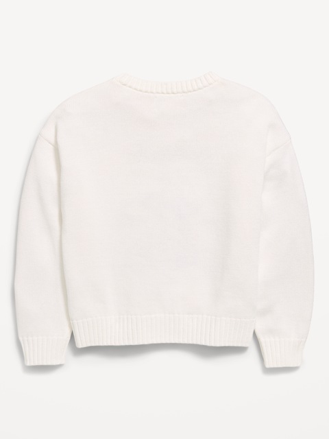 Long-Sleeve Pullover Sweater for Girls