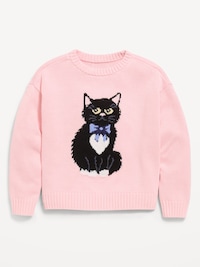 Long-Sleeve Pullover Sweater for Girls