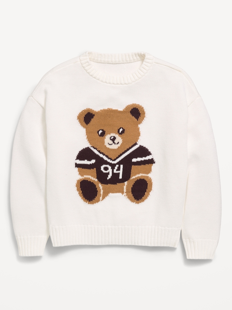 Long-Sleeve Pullover Sweater for Girls