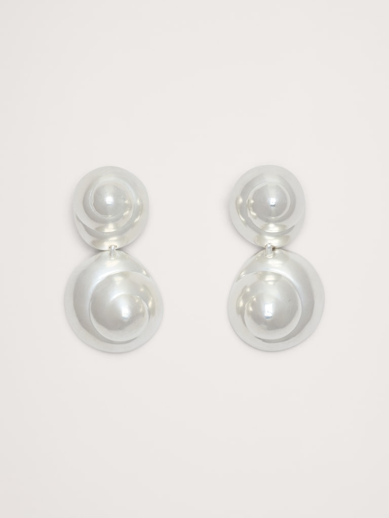 Spiral Sphere Drop Earring