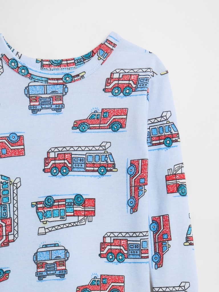 babyGap Fire Truck Print PJ Set