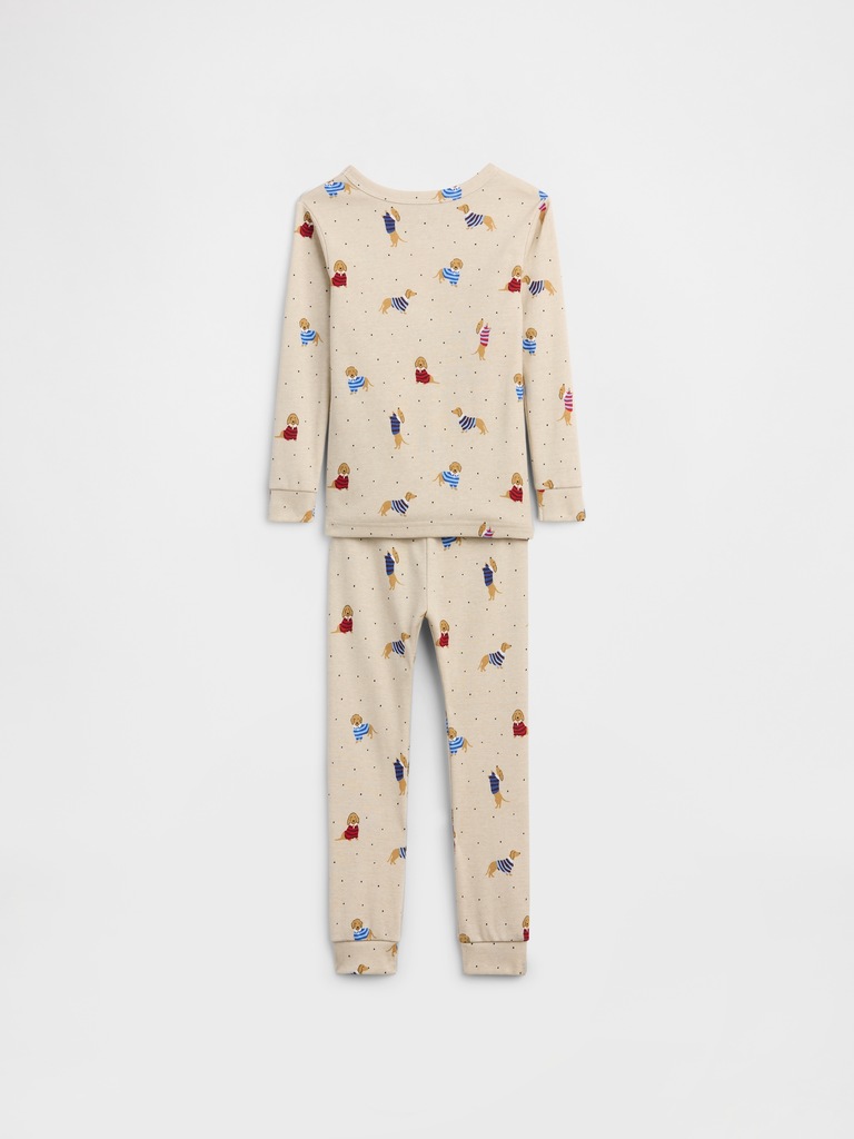 babyGap Rugby Dog Print PJ Set