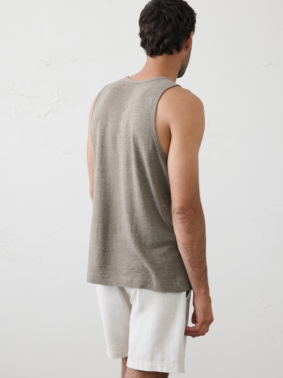 Linen-Blend Tank
