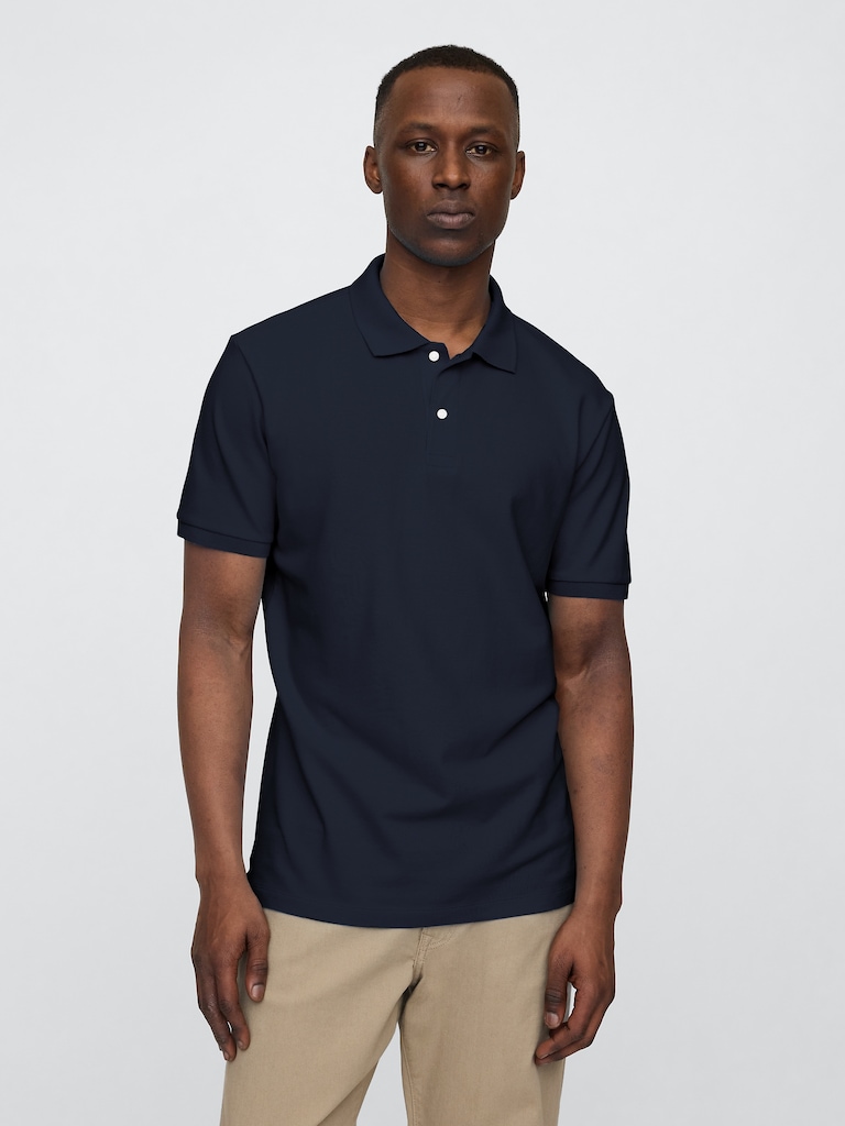 Stretch Pique Polo Shirt