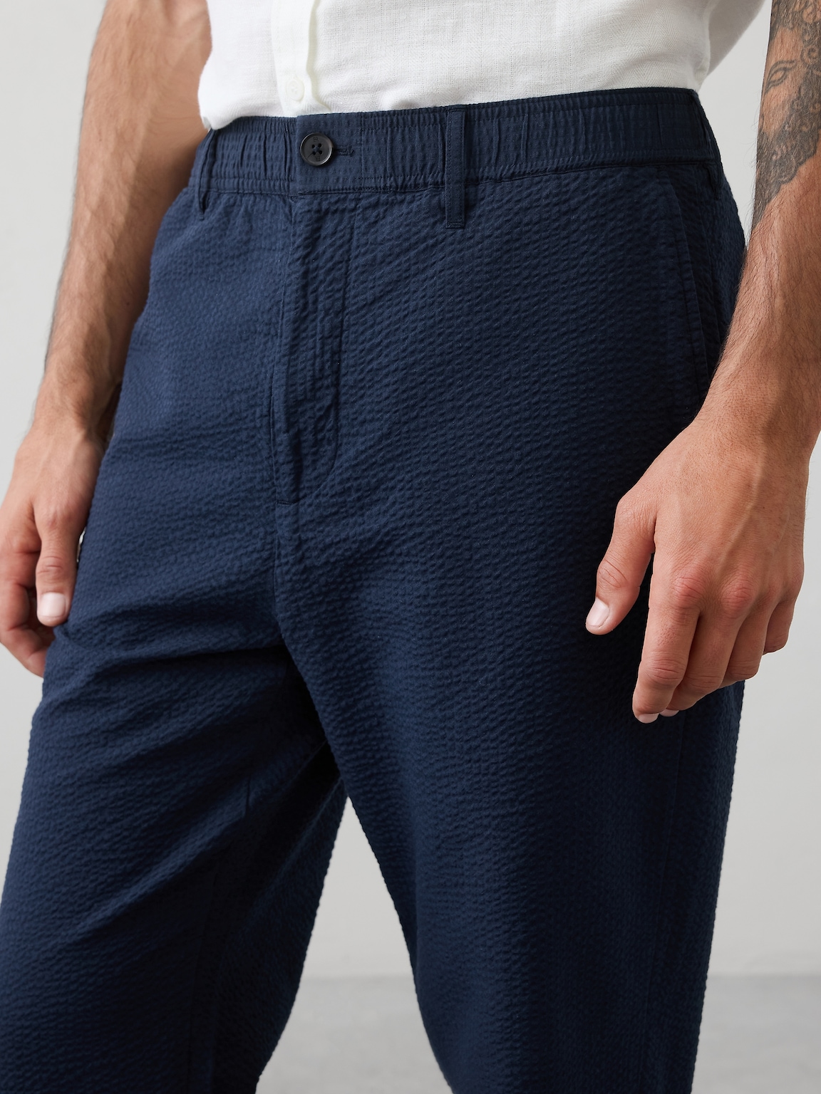 Ease Seersucker Suit Trouser