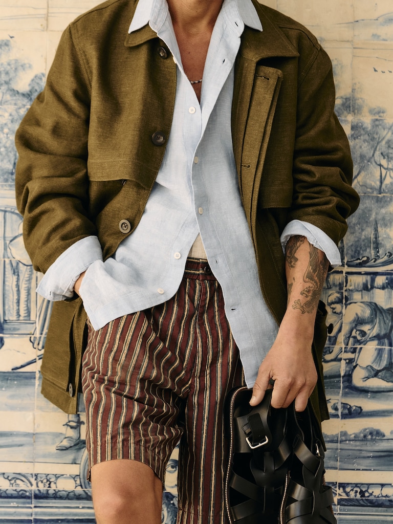 The Weekender 7" Pull-On Short in Cotton