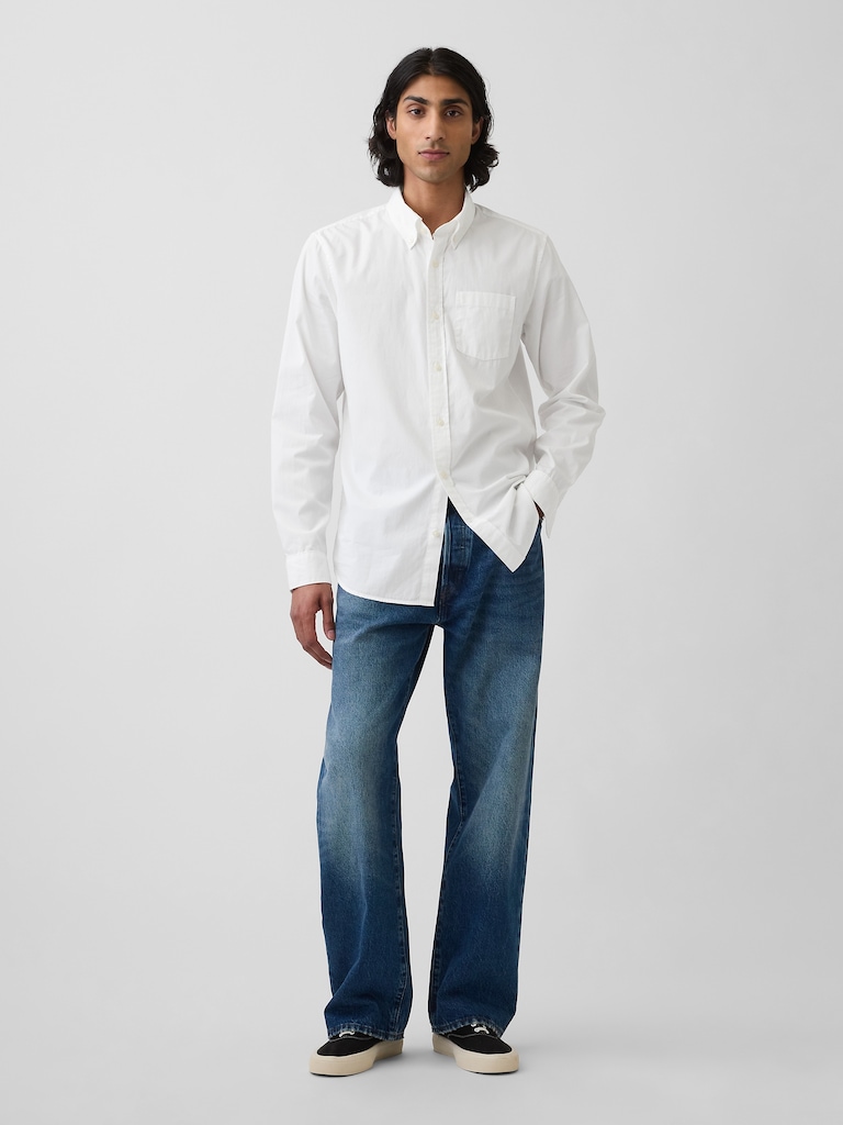 Organic Cotton Poplin Classic Shirt