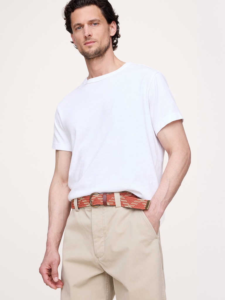 Braided Cotton Canvas Belt