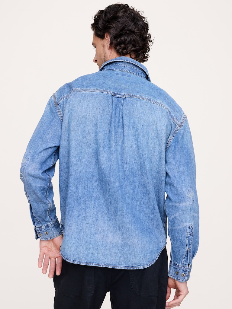 Relaxed-Fit Denim Shirt