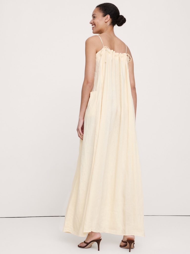 Linen Trapeze Dress
