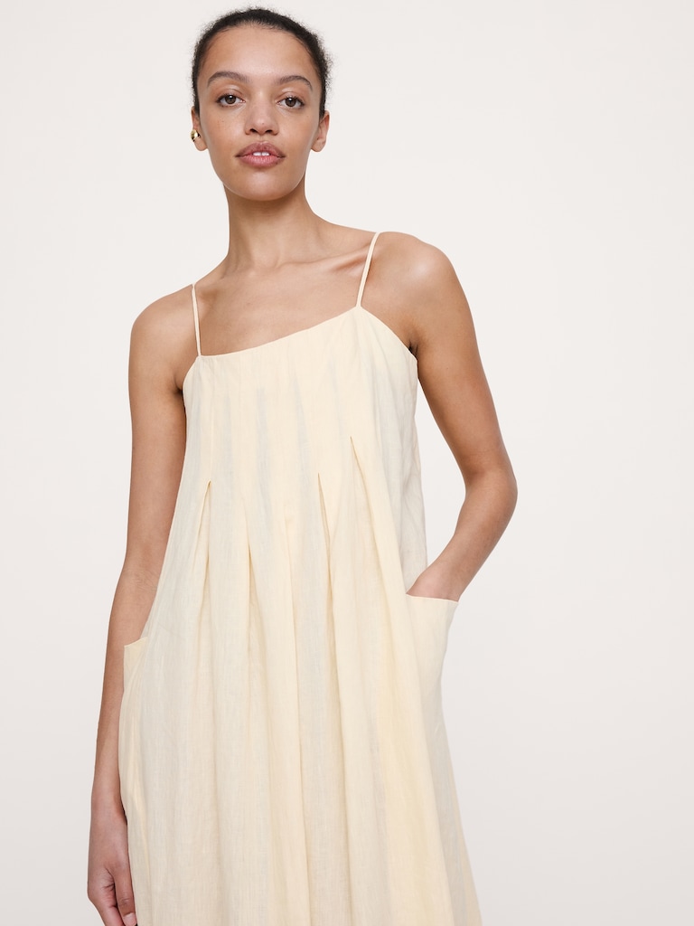 Linen Trapeze Dress