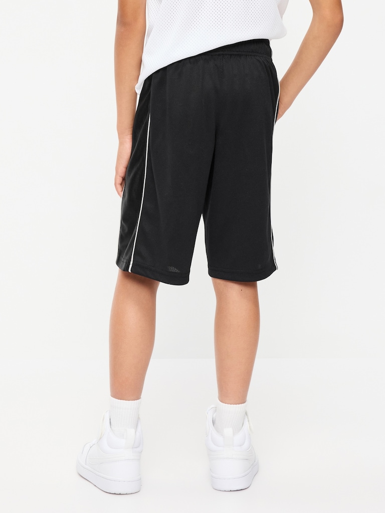 Below Knee Baggy Mesh Basketball Shorts for Boys