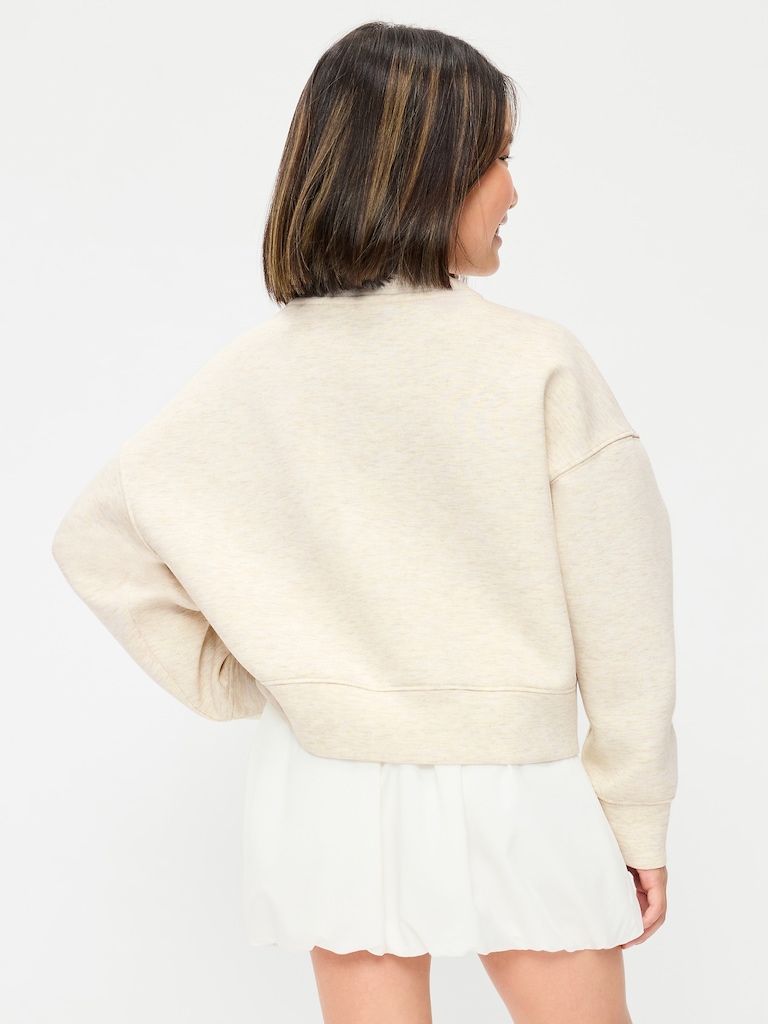 Bounce Fleece V-Neck Sweatshirt for Girls