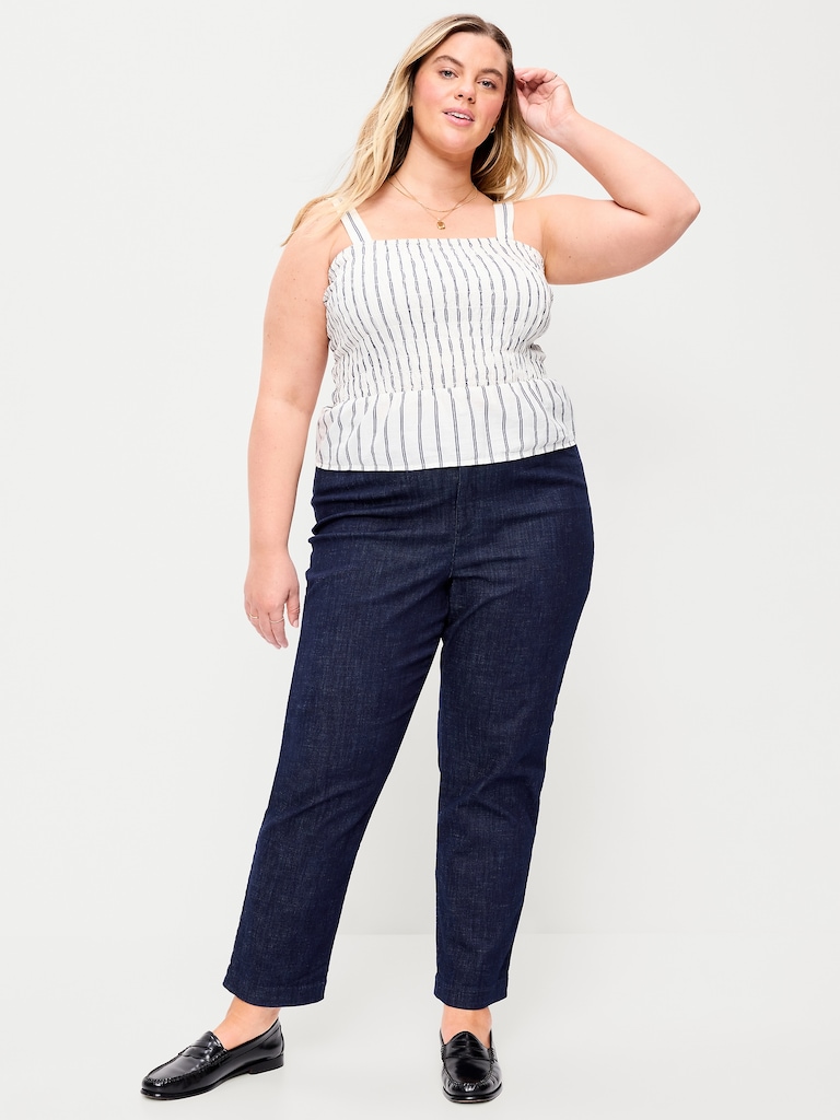 Pantalon Pixie droit à taille haute