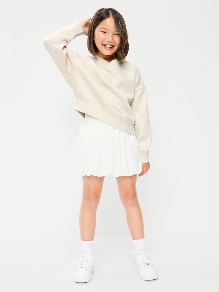 Bounce Fleece V-Neck Sweatshirt for Girls