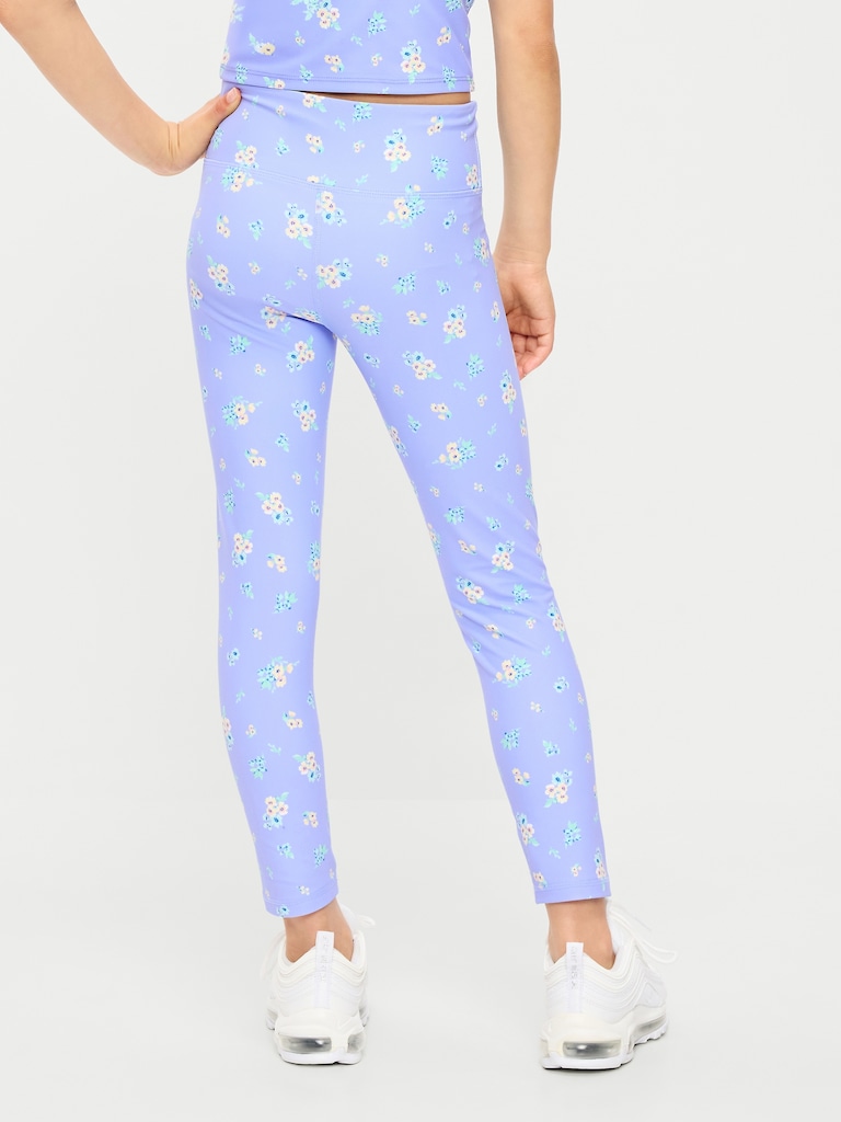High-Waisted PowerSoft 7/8 Leggings for Girls