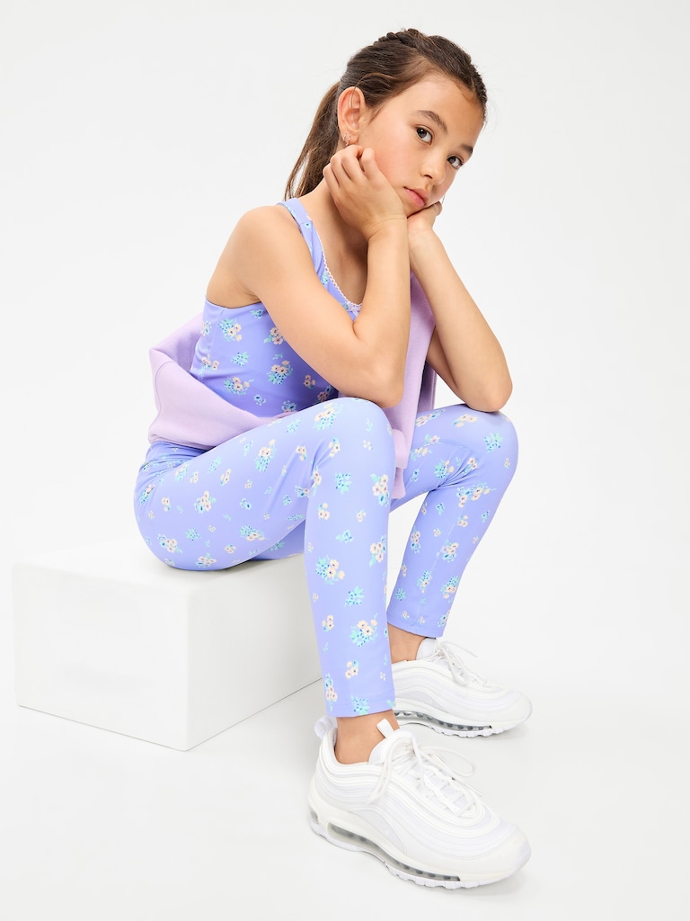 High-Waisted PowerSoft 7/8 Leggings for Girls