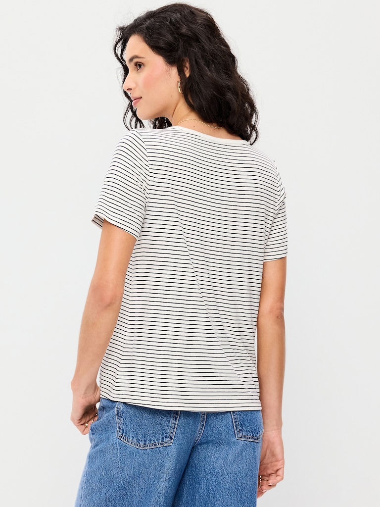 Luxe V-Neck T-Shirt
