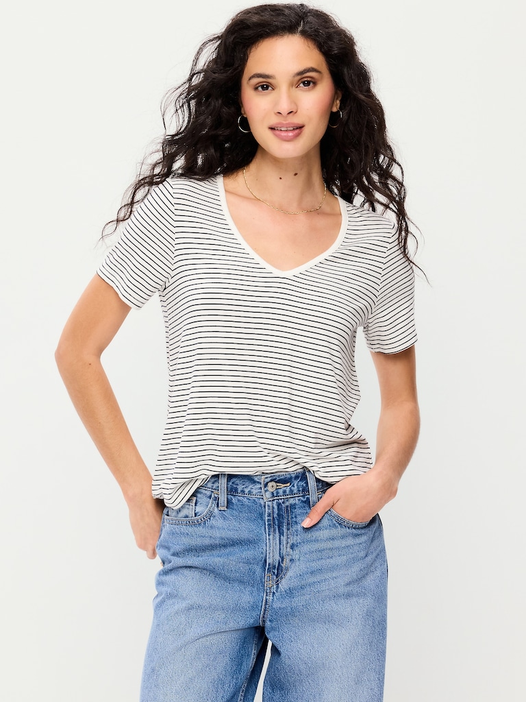 Luxe V-Neck T-Shirt