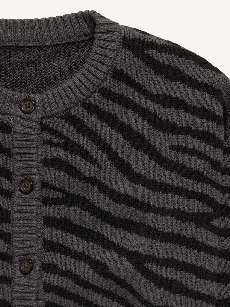 Cozy Button-Front Cardigan Sweater for Girls