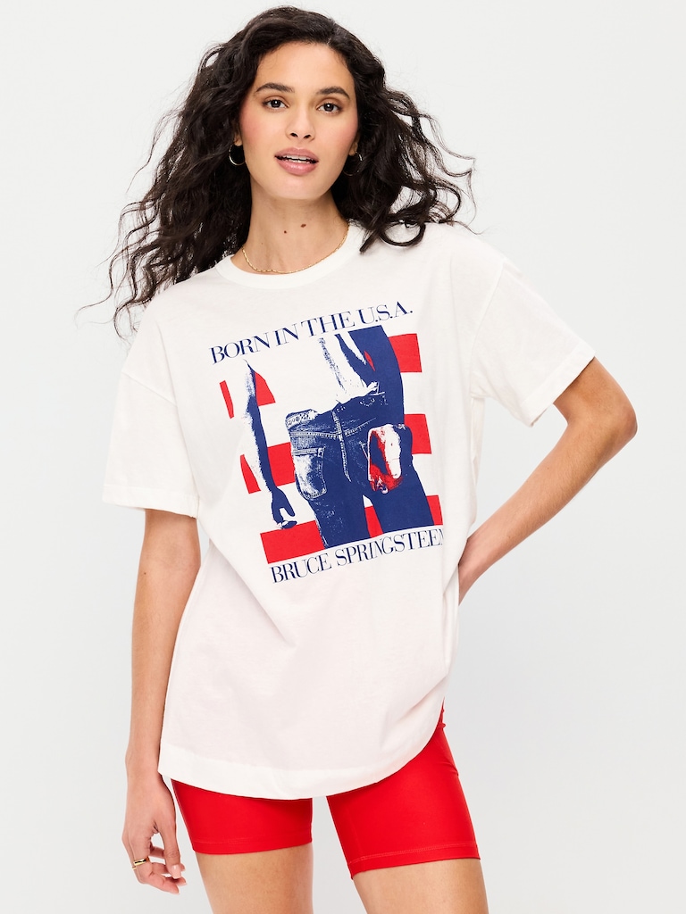 Bruce Springsteen™ Oversized Tunic T-Shirt