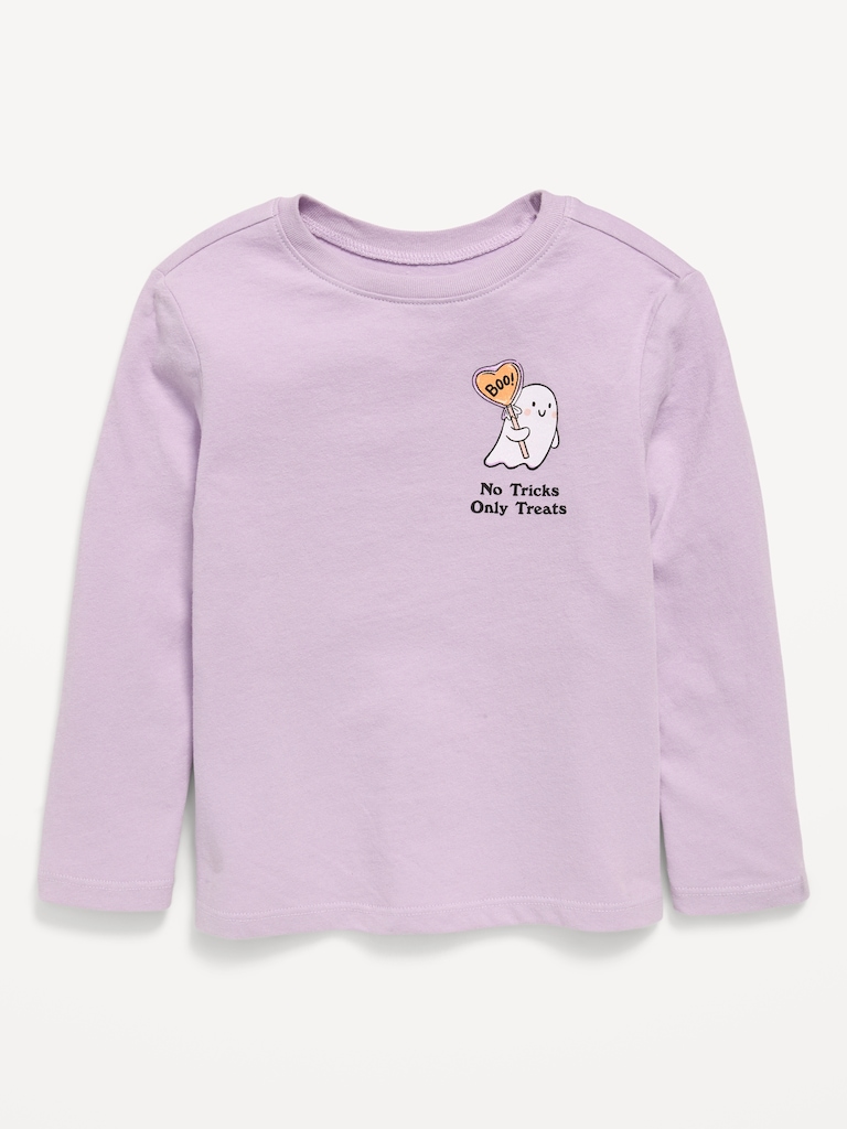 Long-Sleeve Unisex Graphic T-Shirt for Toddler
