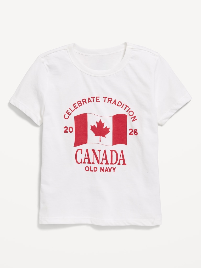 T-shirt à manches courtes à imprimé pour fille