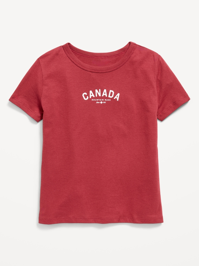T-shirt à manches courtes à imprimé pour fille