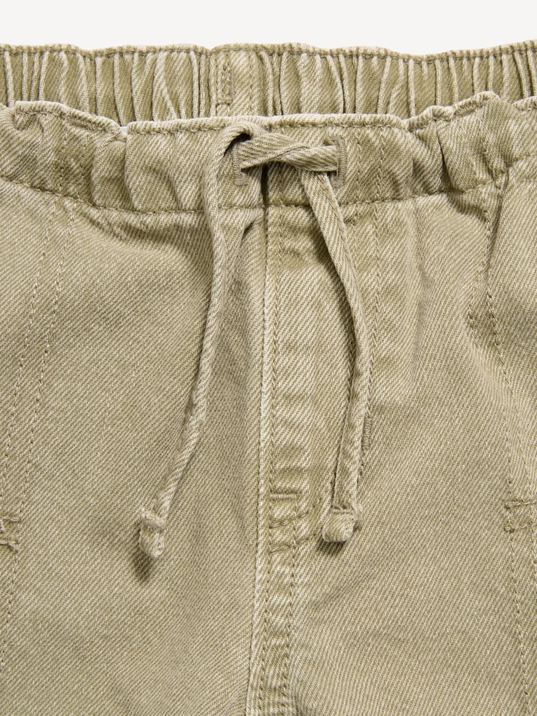 Cargo coupe très généreuse à jambe large à taille basse extensible pour fille