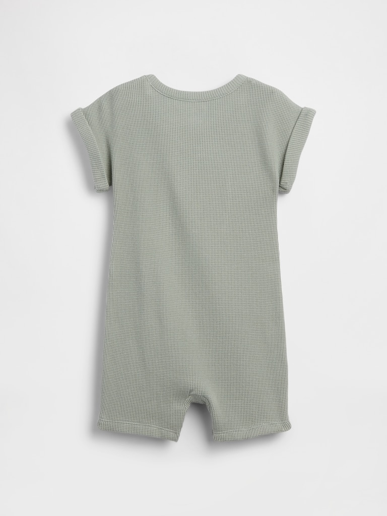 Baby Brannan Bear Waffle Shorty One-Piece
