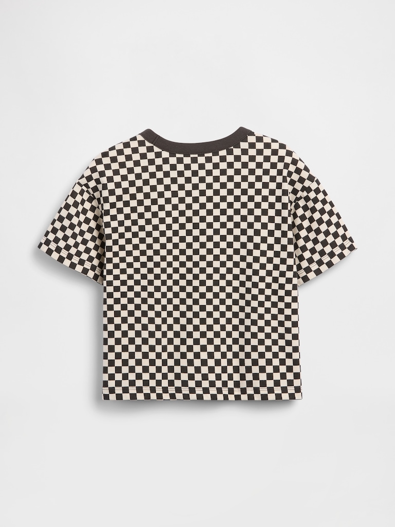Baby & Toddler Boxy Checkered T-Shirt