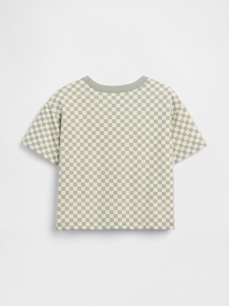 Baby & Toddler Boxy Checkered T-Shirt