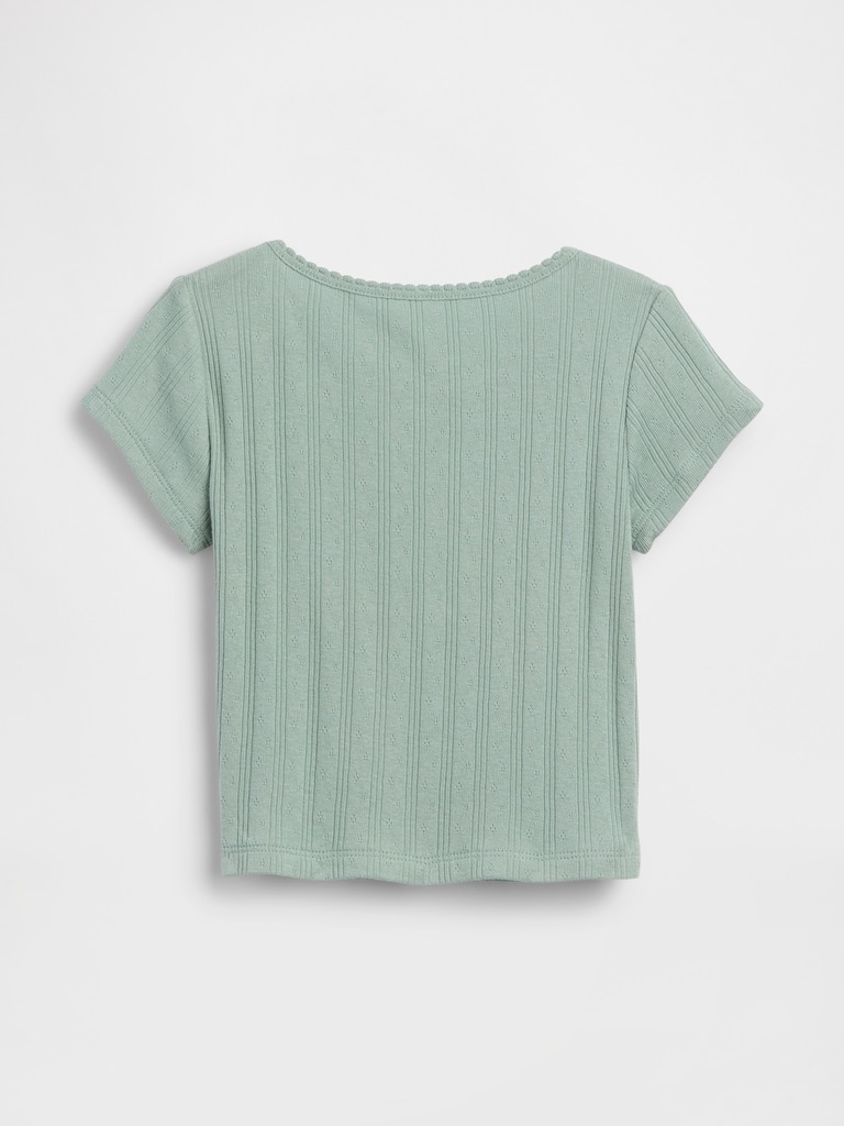 Baby & Toddler Pointelle Rib T-Shirt