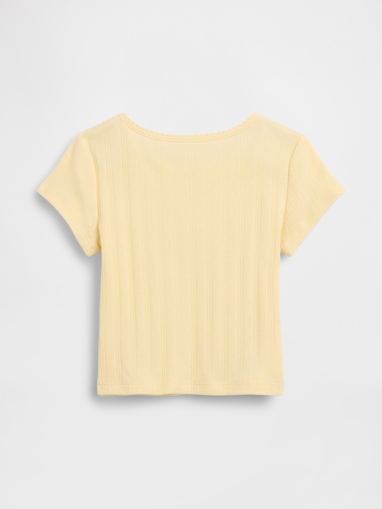 Baby & Toddler Pointelle Rib T-Shirt