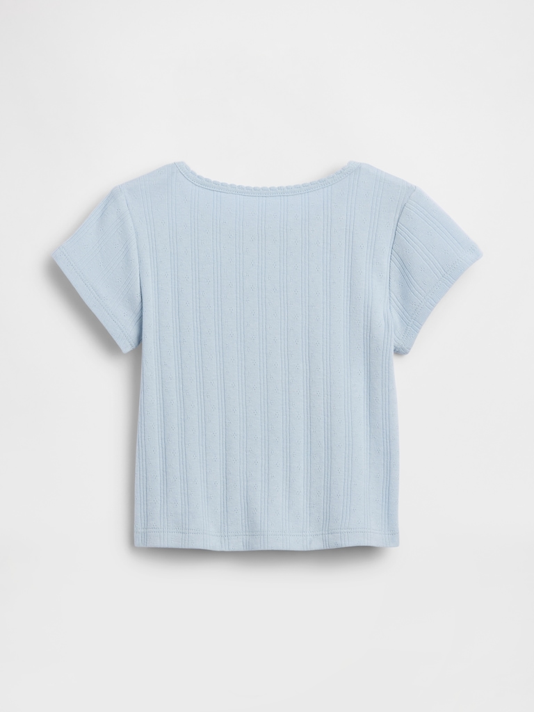 Baby & Toddler Pointelle Rib T-Shirt