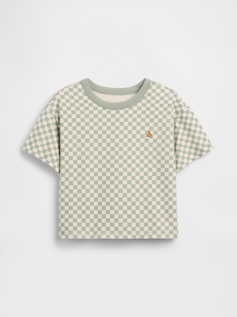Baby & Toddler Boxy Checkered T-Shirt