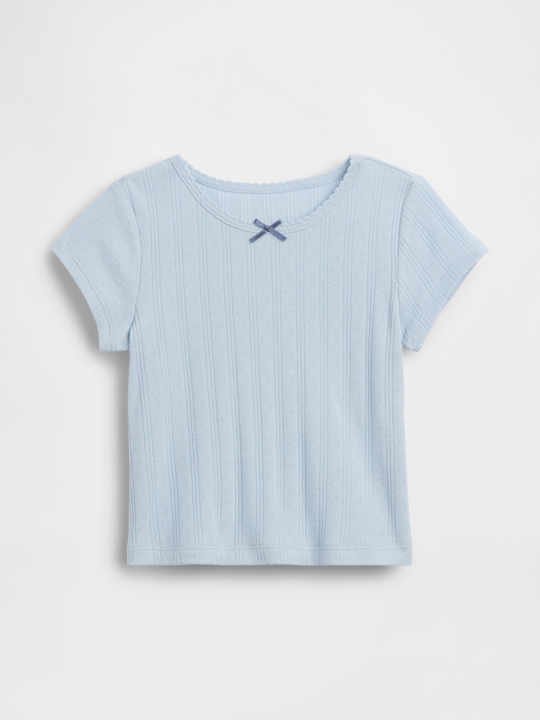 Baby & Toddler Pointelle Rib T-Shirt