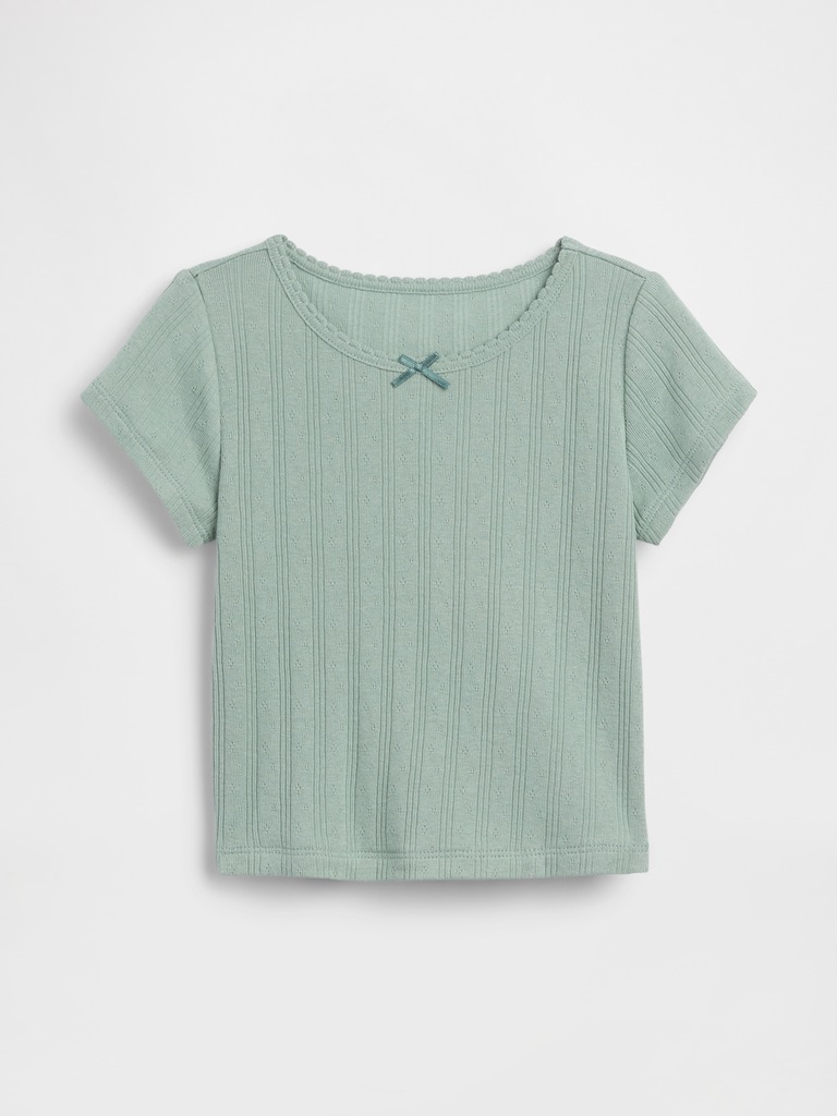 Baby & Toddler Pointelle Rib T-Shirt