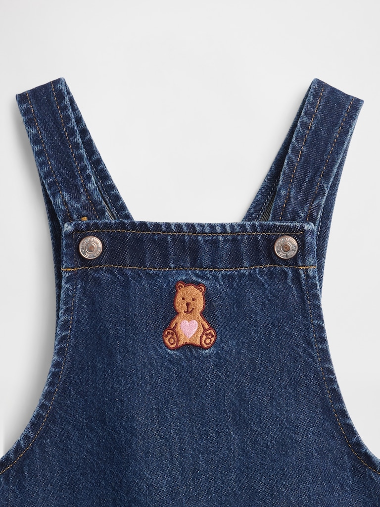 babyGap Brannan Bear Denim Skirtall