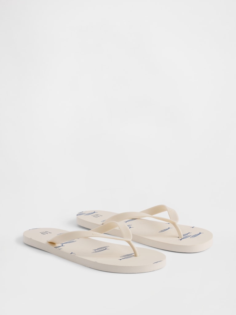 Gap Logo Flip Flops