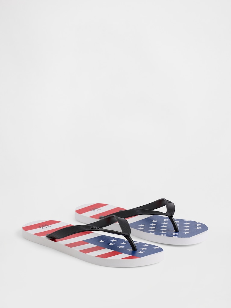 Gap Logo Flip Flops