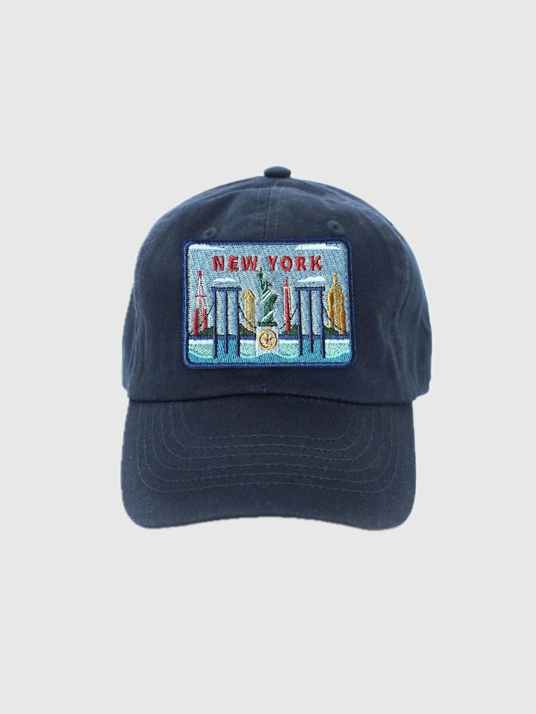 Rey to Z Kids and Toddler New York Postcard Baseball Hat