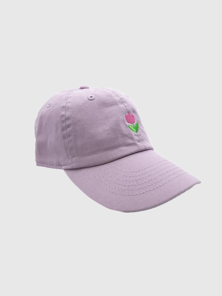 Rey to Z Kids and Toddler Tiny Tulip Baseball Hat