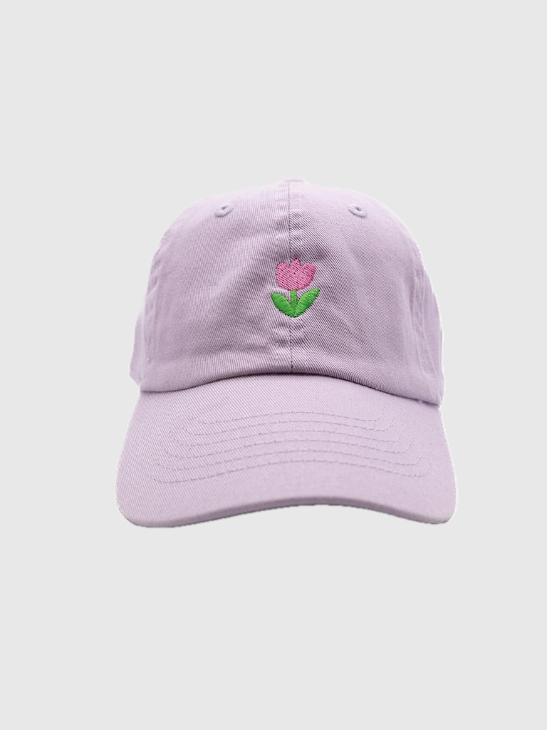 Rey to Z Kids and Toddler Tiny Tulip Baseball Hat