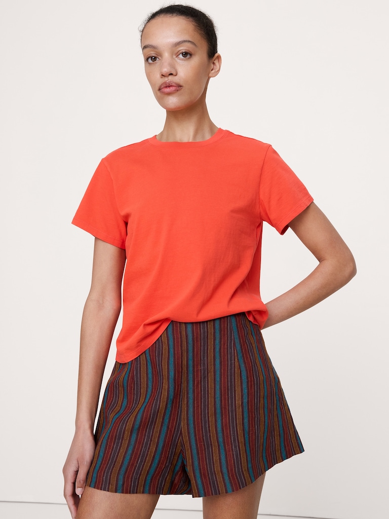 Vintage Cotton Crew-Neck T-Shirt