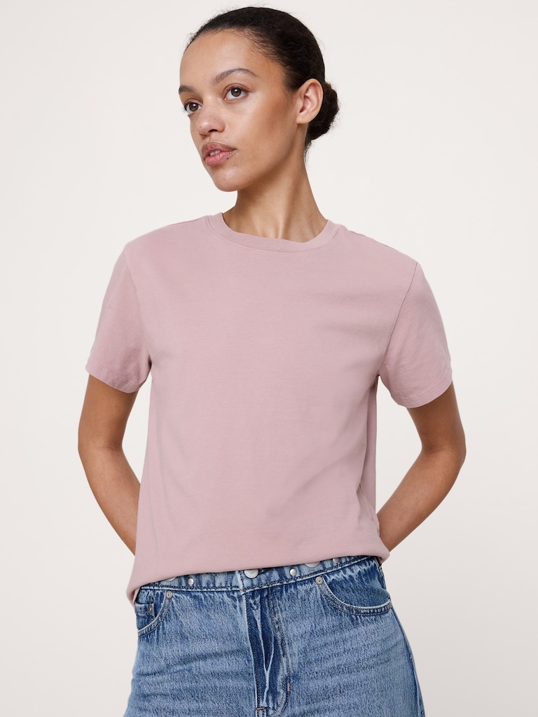 Vintage Cotton Crew-Neck T-Shirt