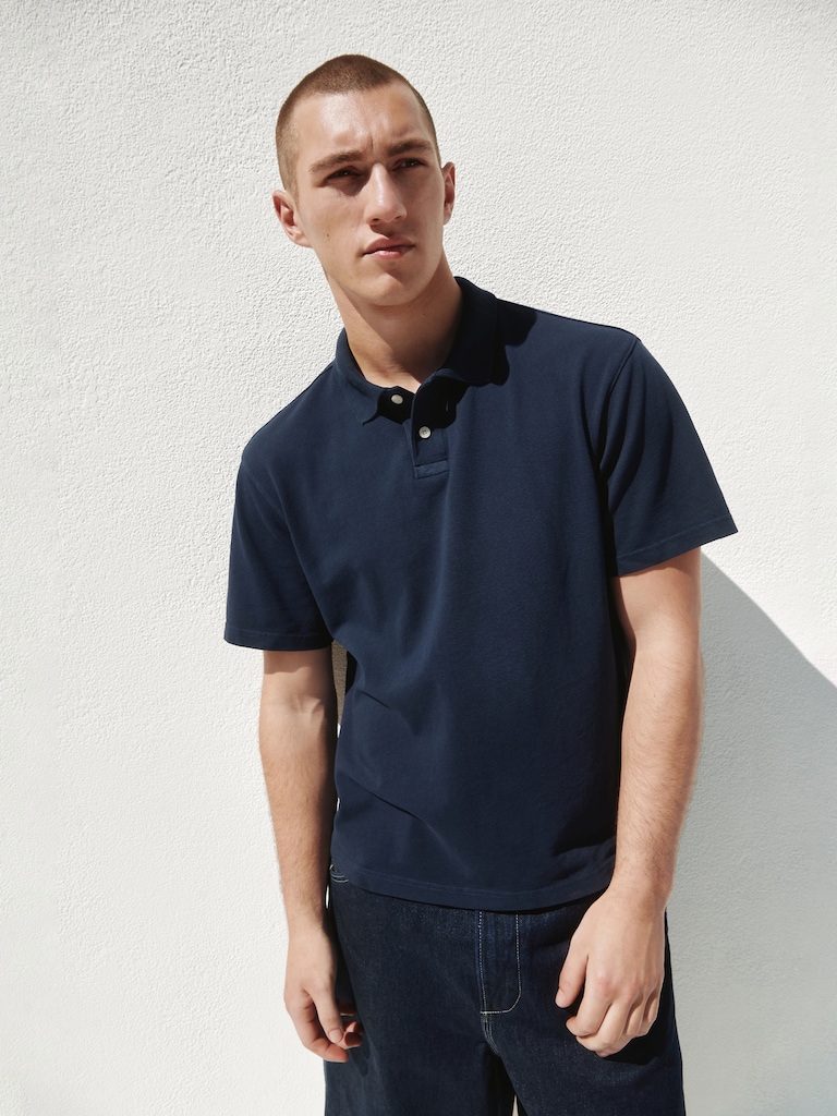 Relaxed Pique Polo