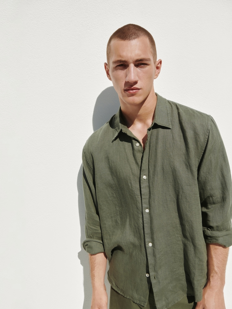 100% Linen Relaxed Shirt