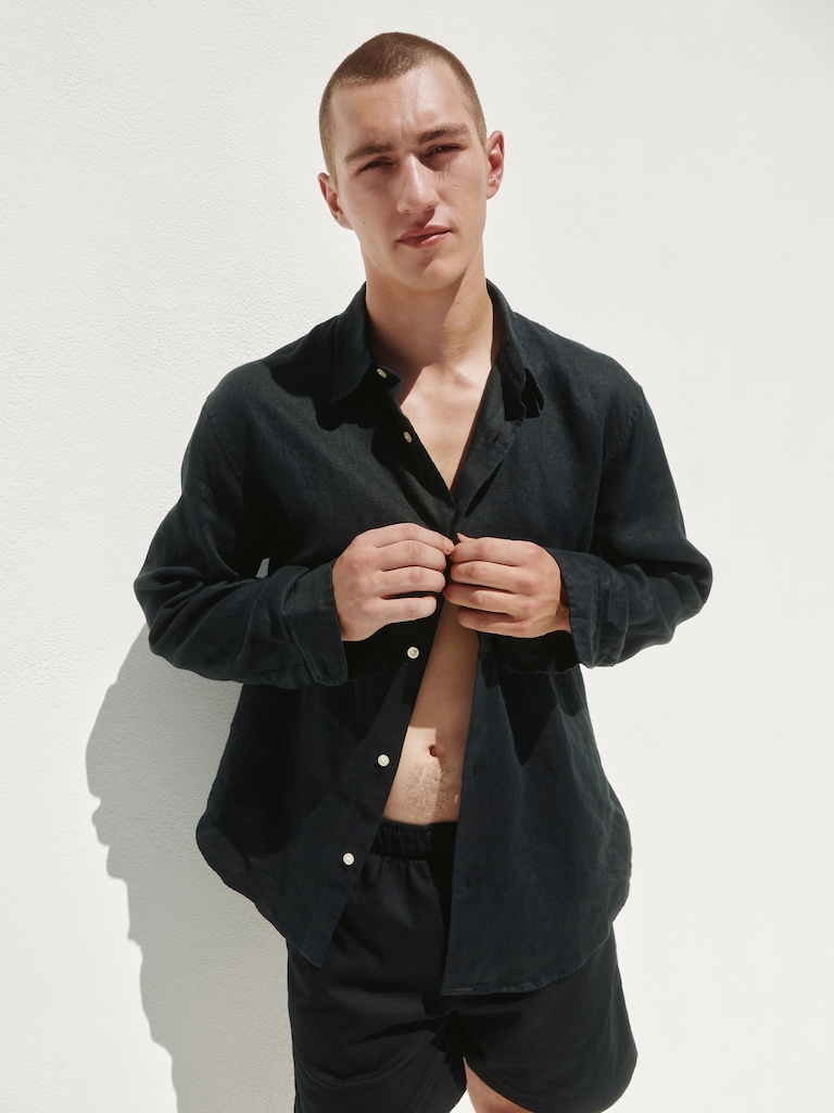 100% Linen Relaxed Shirt