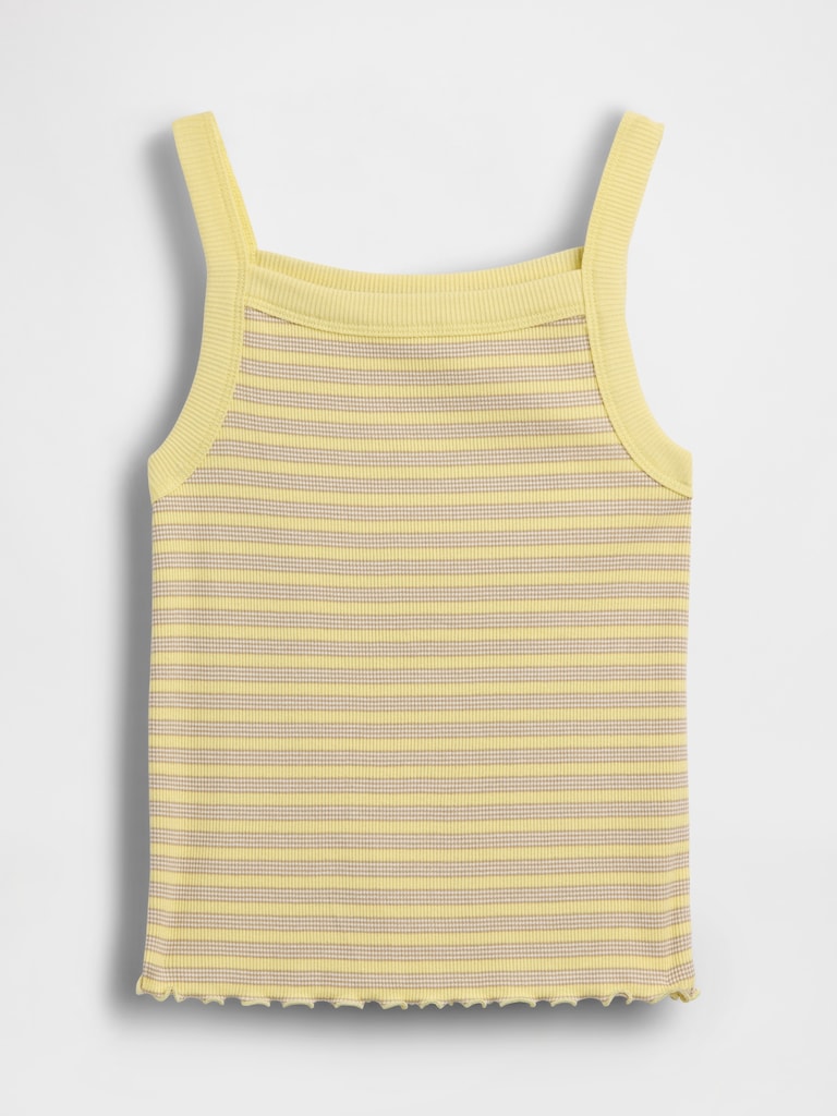 Kids Rib Square-Neck Tank Top